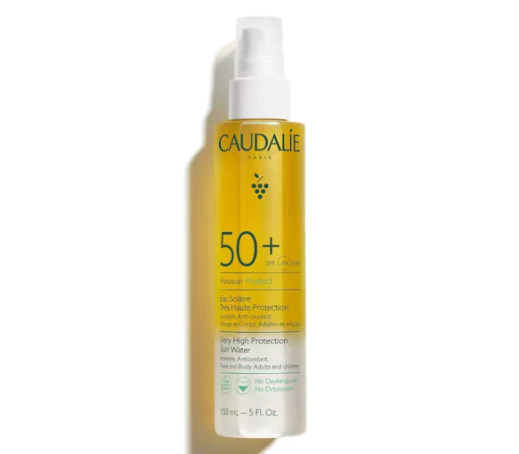 Vinosun Protect Eau solaire très haute protection SPF50+ Caudalie - spray de 150ml