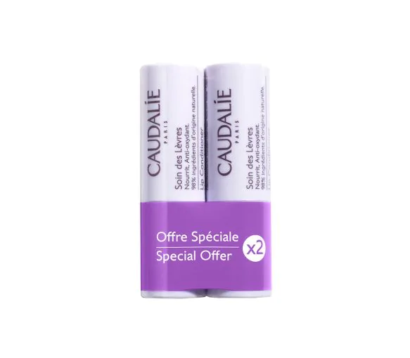 Vinotherapist Soin des lèvres Caudalie - lot de 2 tubes de 4,5 g
