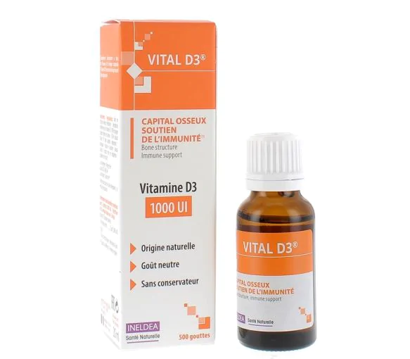 Vital D3 Ineldea - flacon de 20 ml