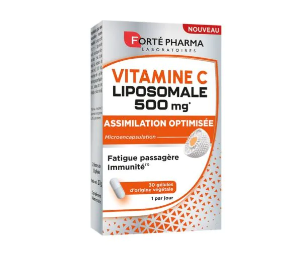 Vitamine C Liposomale 500mg Forté Pharma - boîte de 30 gélules végétales
