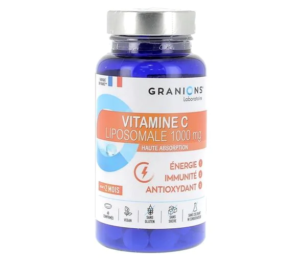 Vitamine C liposomale 1000mg Granions - boîte de 60 comprimés