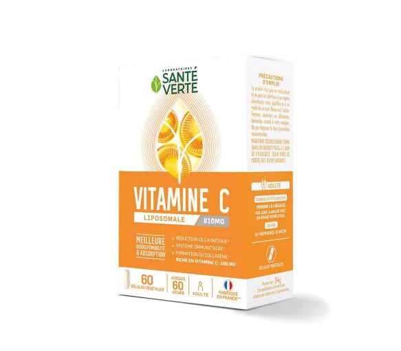 Vitamine C liposomale Santé Verte - boîte de 60 gélules