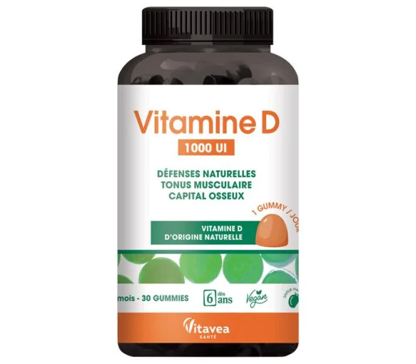 Vitamine D 1000 UI Vitavea - pot de 30 gummies