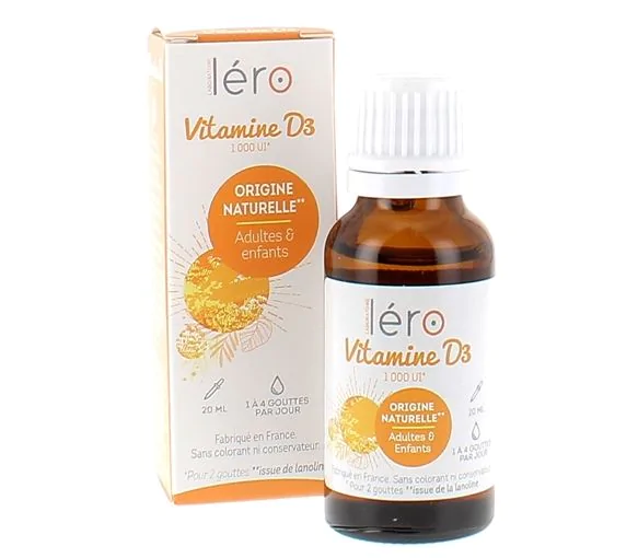 Vitamine D3 Léro - flacon de 20 ml