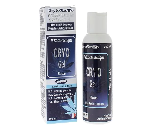 WBZ Cryo Gel effet froid Phytocosmo - flacon de 100ml