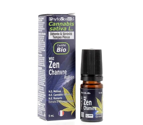 WBZ Zen Chanvre Sérum bio Phytocosmo - roll-on de 5ml