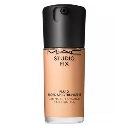 M.A.C Cosmetics Studio Fix Fluid Broad Spectrum SPF 15 Foundation N6.5 Peachy Beige 1 fl oz 30 mL