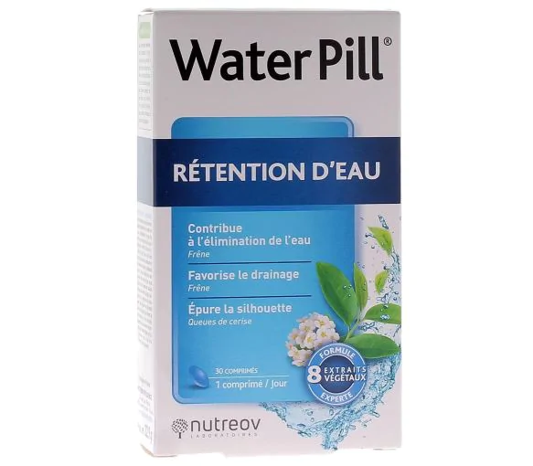 WaterPill Rétention d'eau Nutreov - boite de 30 comprimés