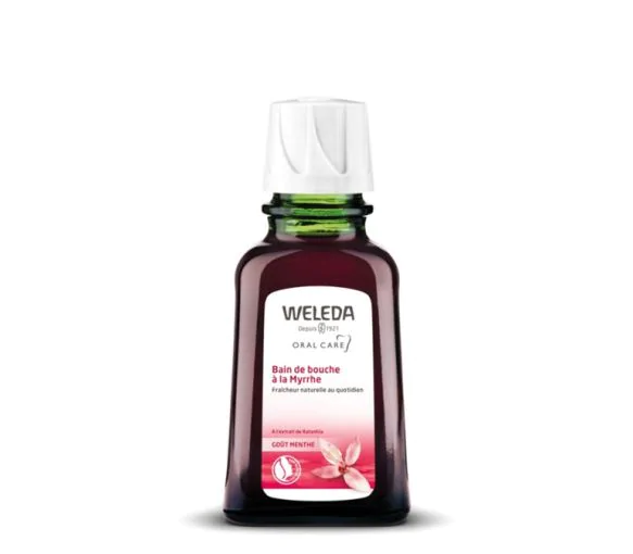 Bain de bouche à la myrrhe Weleda - flacon de 50 ml