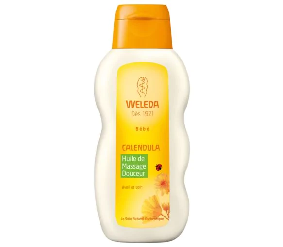 Huile de massage douceur Weleda bébé - tube de 200 ml