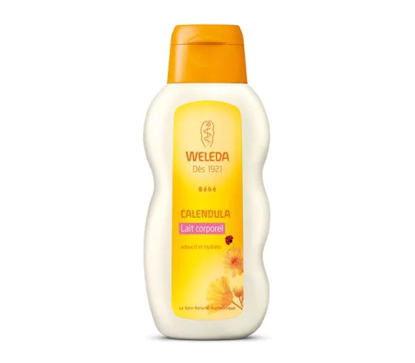 Lait corporel Calendula Weleda Bébé - flacon de 200 ml
