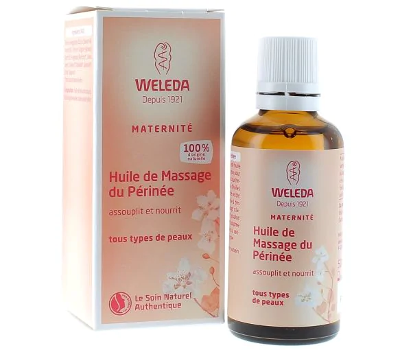 Huile de massage du périnée Weleda - flacon de 50 ml