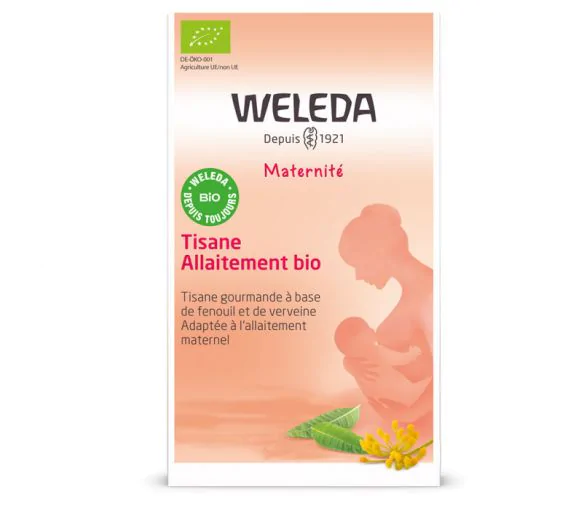 Tisane allaitement bio Weleda - boîte de 20 sachets