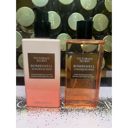 Victoria's Secret Bombshell Sundrenched Fragrance Body Mist & Lotion Set