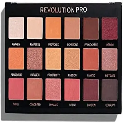 Revolution Beauty London Pro Regeneration Eyeshadow Palette Mirage 18 Shades 14.4g