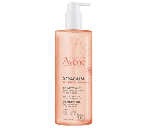 Xeracalm Nutrition Gel nettoyant Avène - flacon-pompe de 500ml