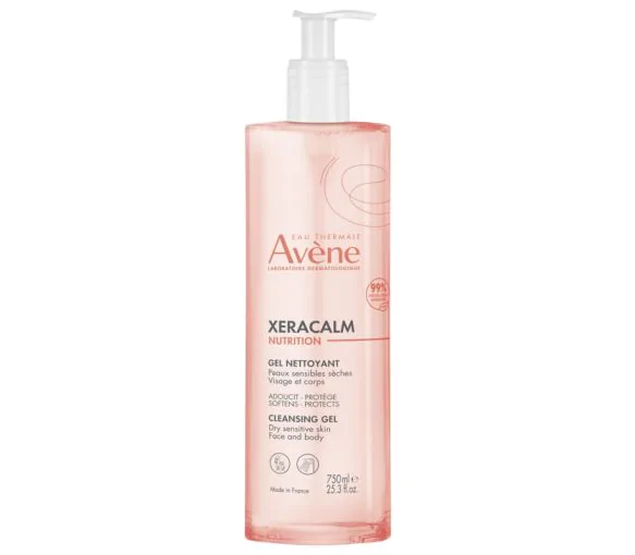 Xeracalm Nutrition Gel nettoyant Avène - flacon-pompe de 750ml