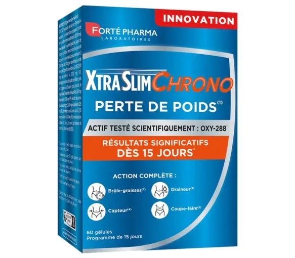 XtraSlim Chrono perte de poids Forté Pharma - boite de 60 gélules
