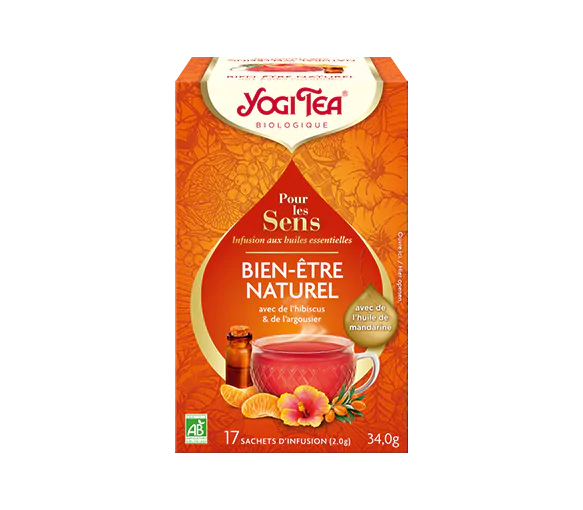 Infusion Bien-être Naturel Yogi Tea - boîte de 17 sachets