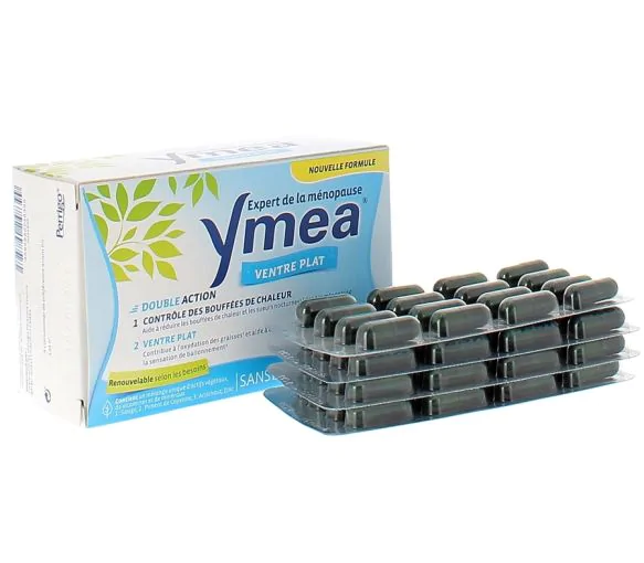 Ymea ménopause ventre plat - boite de 64 gélules