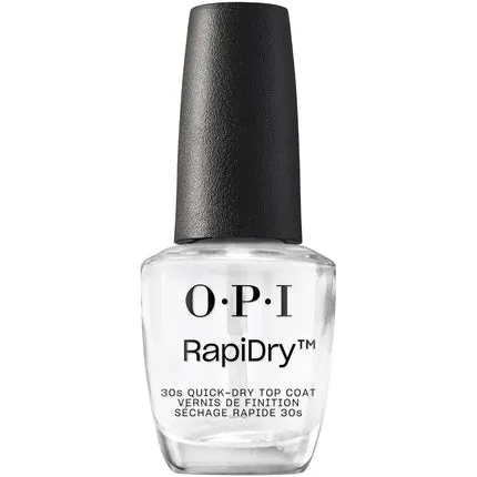OPI RapiDry Nail Polish Drying Top Coat High Shine Glossy Finish Quick Drying 0.5 fl oz