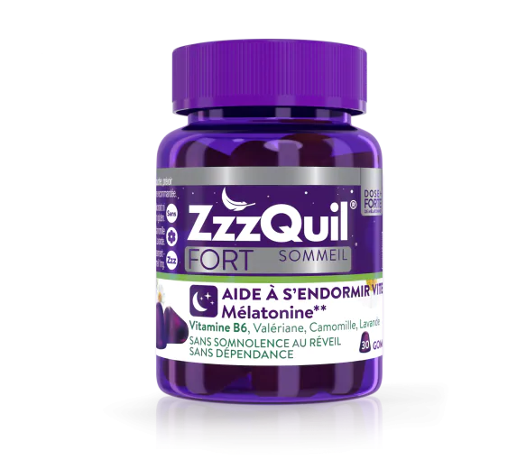 ZzzQuil Fort Sommeil - pot de 30 gommes