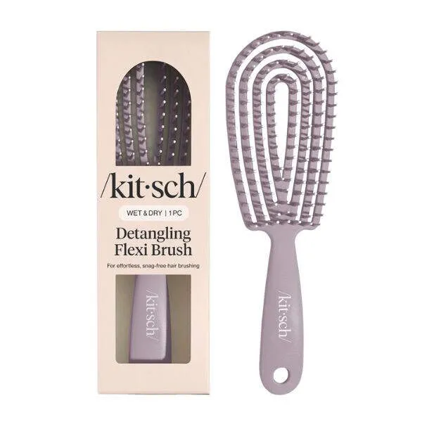 Kitsch Detangling Flexi Brush - Soft Violet
