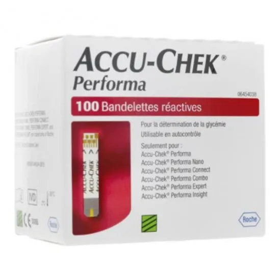 Accu-Chek Performa bandelettes réactives x100