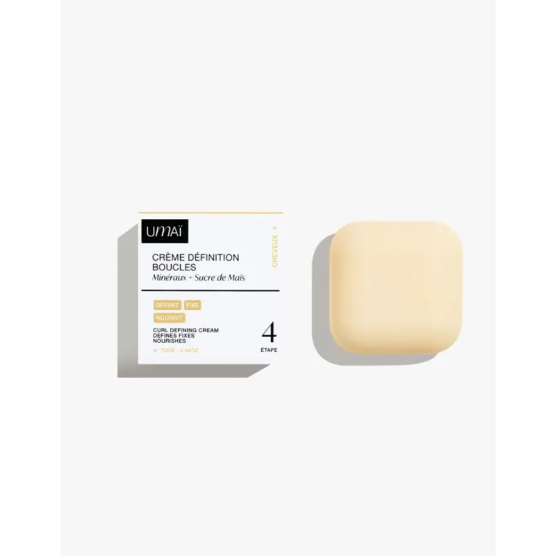 Achat Crème définition Boucles UMAÏ (Cheveux bouclés, frisés, crépus) Bio-Naturelle-Vegan