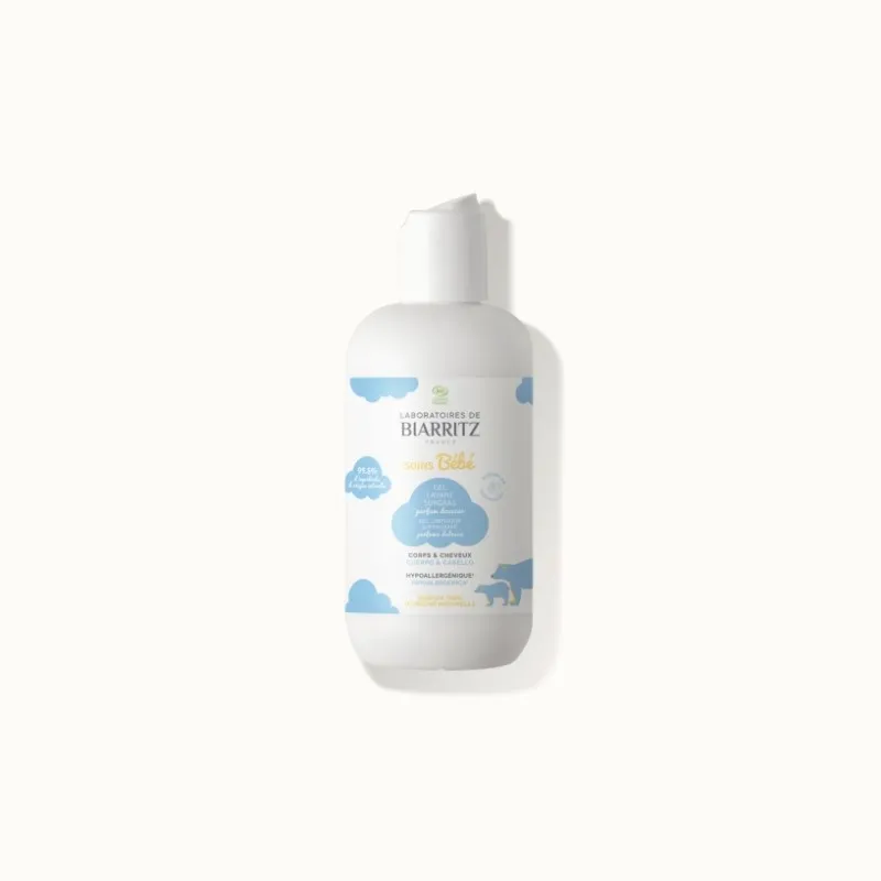 Achat Gel Lavant Surgras Parfum douceur (Corps et Cheveux) 200ml Laboratoires de Biarritz Bébé