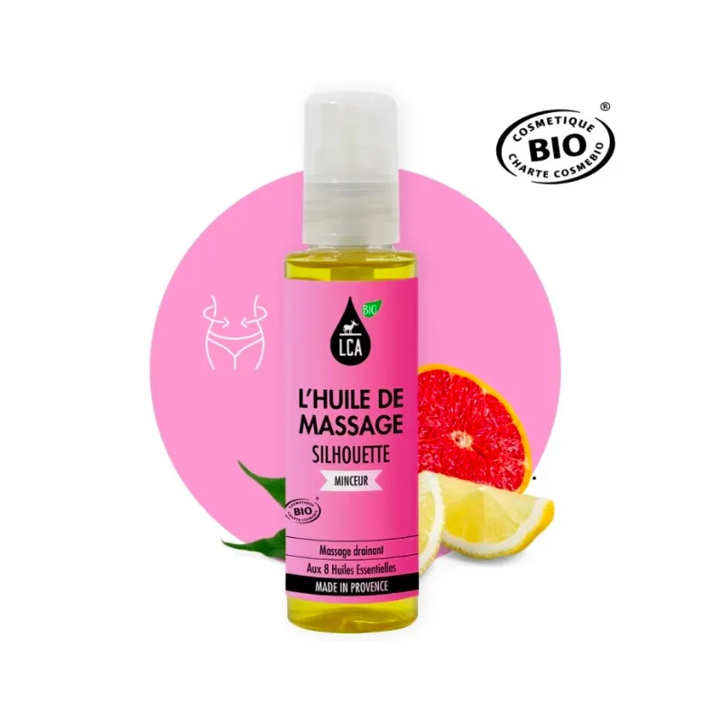 Achat Huile de Massage Silhouette Bio LCA Aroma au meilleur prix