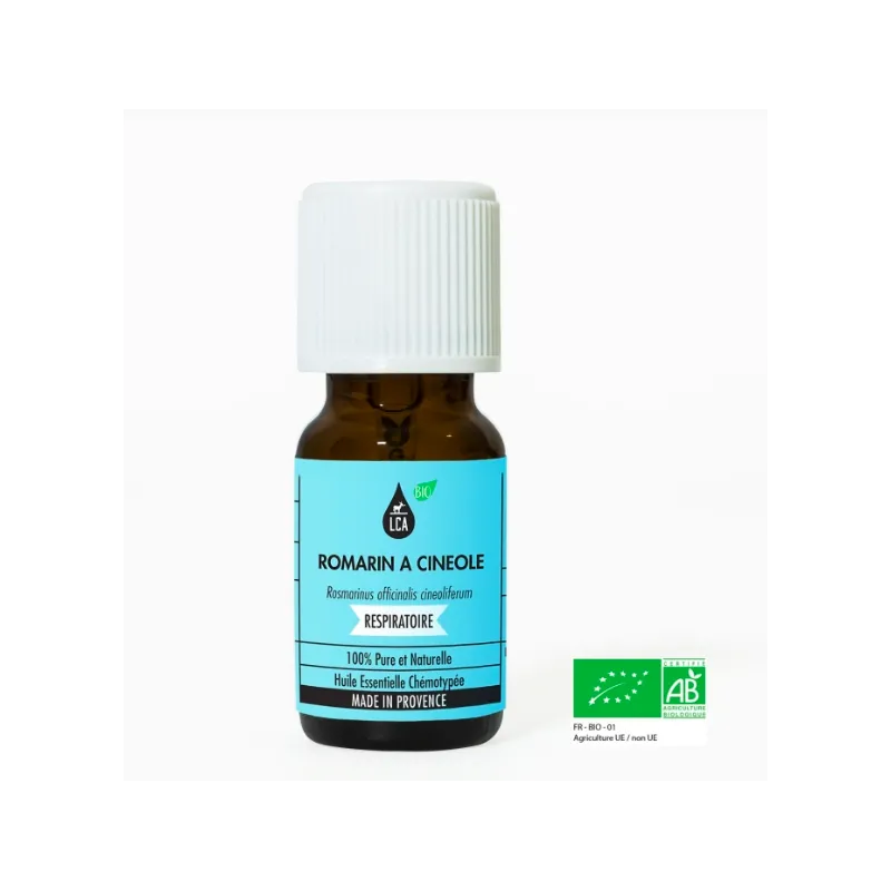 Achat Huile Essentielle Bio Romarin à cinéole LCA Aroma au meilleur prix
