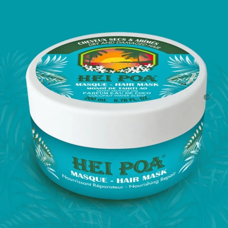 Achat Masque Nourrissant Réparateur Monoï Cheveux Secs-Abîmés HeiPoa