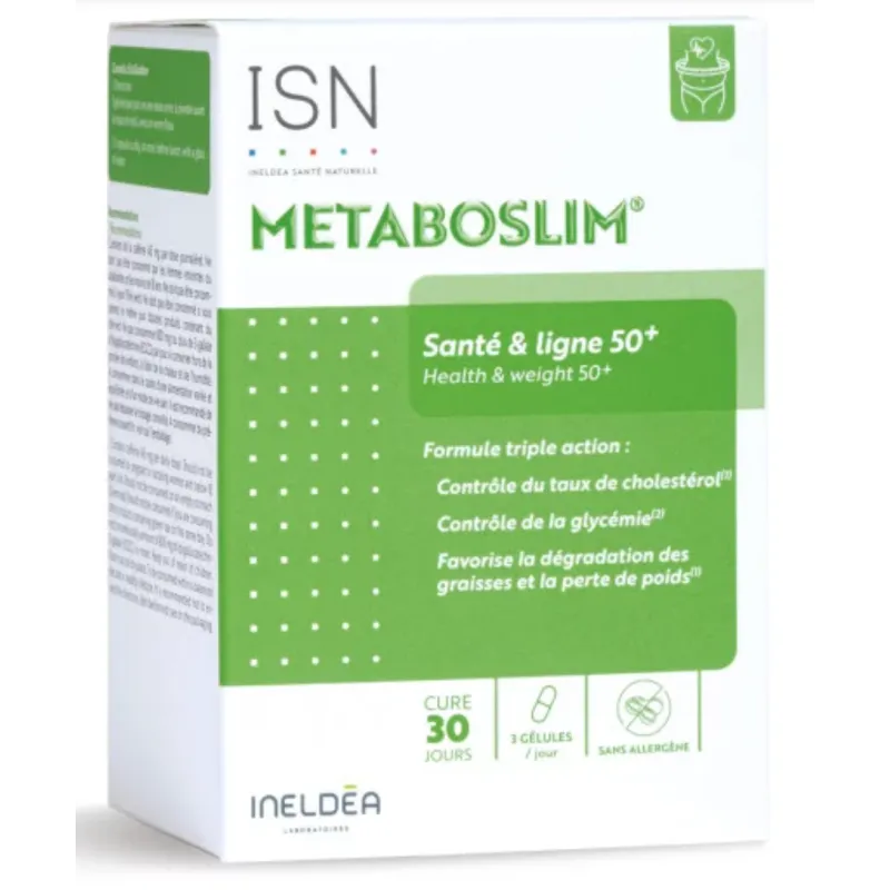 ACHAT METABOSLIM Santé & Ligne 50+ Ineldea au meilleur prix