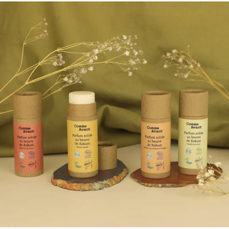 Parfum Solide Sucré et Fruité au Beurre de Kokum, Patchouli & Cerise - Version 2 Comme Avant