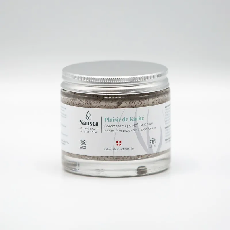 Achat Plaisir de Karité: Gommage Corps Bio, Argan, Amande Douce Nansca