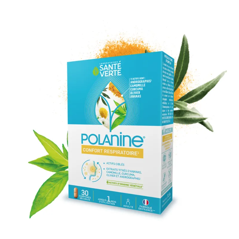 Achat Polanine Allergie (30 comprimés) de Santé Verte sur AlpenPara.com