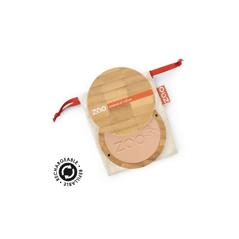 Achat Poudre Compacte Bio Beige Abricot 303 ZAO MakeUp