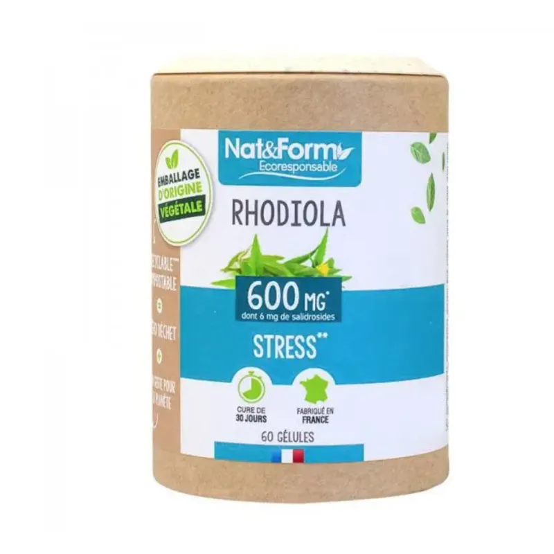 Achat Rhodiola Bio Relaxation (90Gel) Nat&Form sur AlpenPara.com