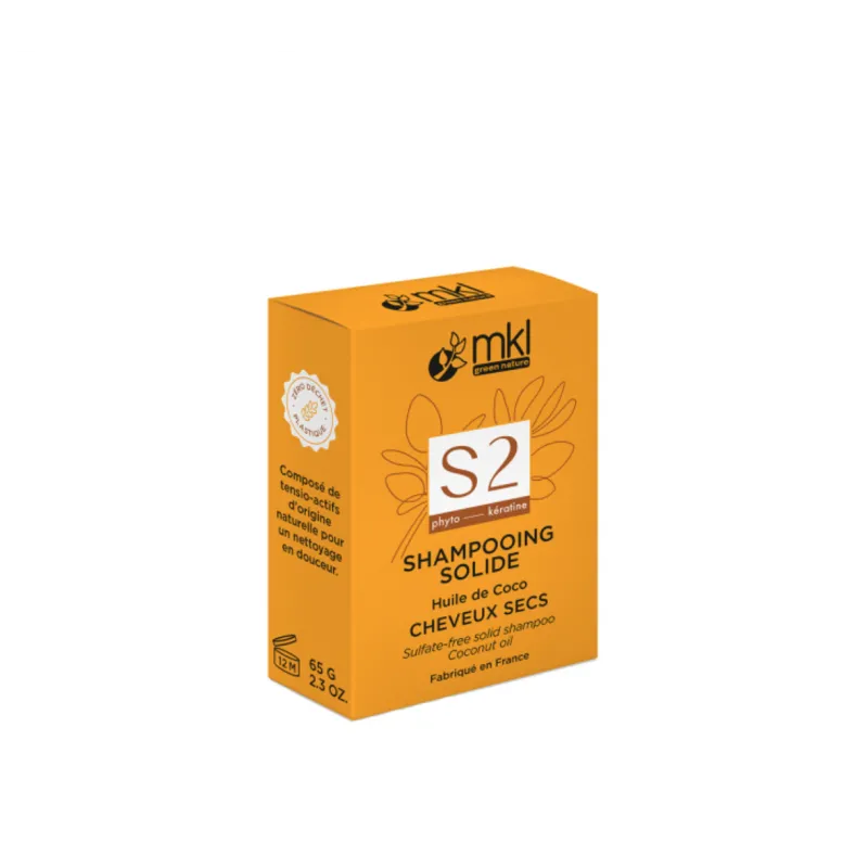 Achat S2 - Shampoing Solide Nutrition (Cheveux secs) MKL Green Nature