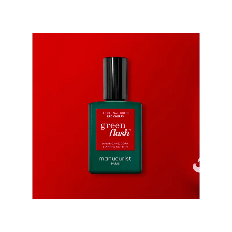 Achat Vernis GREEN FLASH Red Cherry Manucurist | AlpenPara