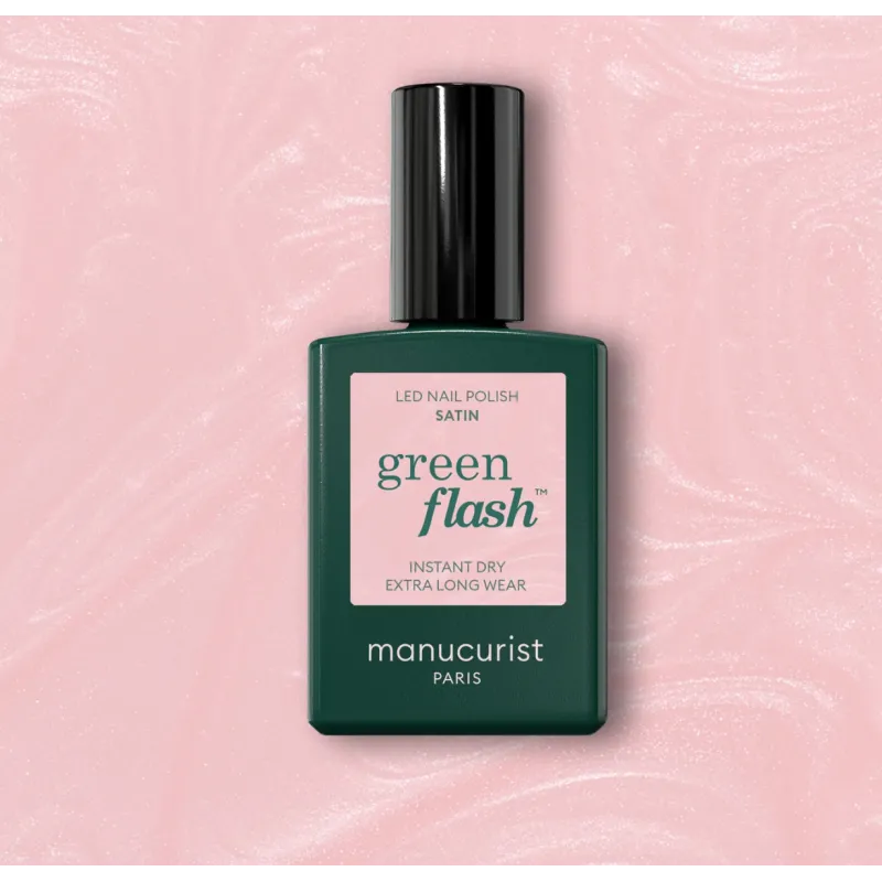 Achat Vernis semi permanent Rose transparent Irisé Satin Manucurist