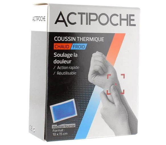 Actipoche chaud / froid soulage la douleur - boîte de 1 actipoche 10 x 15 cm