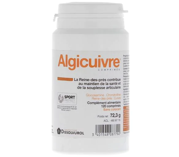 Algicuivre comprimé confort des articulations - boîte de 120 comprimés