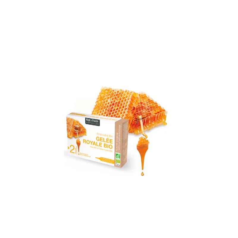 Achat Ampoules Gelée Royale Bio (x20) de Nat&Form au meilleur prix du net