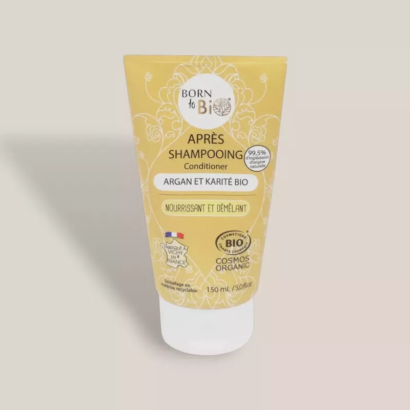 Après-Shampooing 150ml – Born to Bio | Démêlant & Nourrissant Naturel