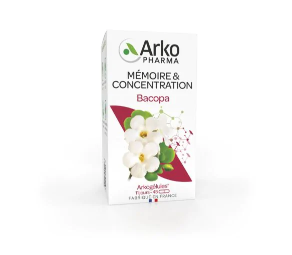 Arkogélules Bacopa Arkopharma - boîte de 45 gélules