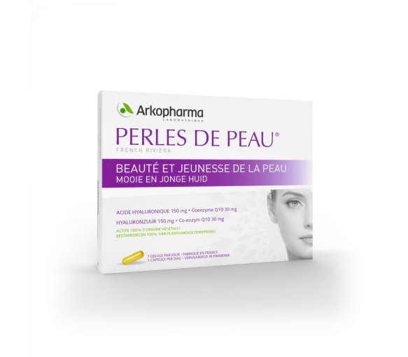 Perles de peau Beauté et jeunesse de la peau Arkopharma - boîte de 30 gélules