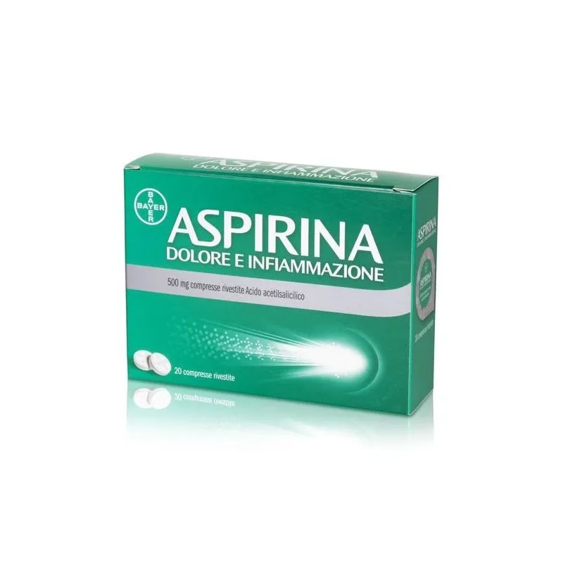 Aspirine Douleur Inflammation 20 Comprimés 500 Mg