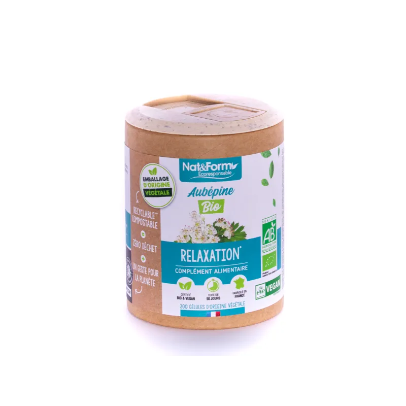 NAT&FORM| Aubépine Bio, Naturel, made in France | Parapharmacie Alpen Para